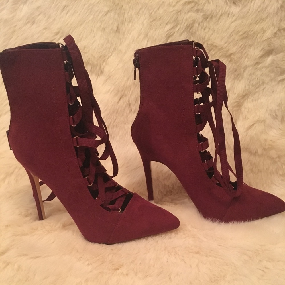 Maroon heels